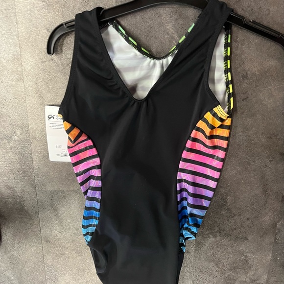 NWT Rainbow Fever gymnastics dance tumbling Workout Leotard E4301 - Picture 7 of 10